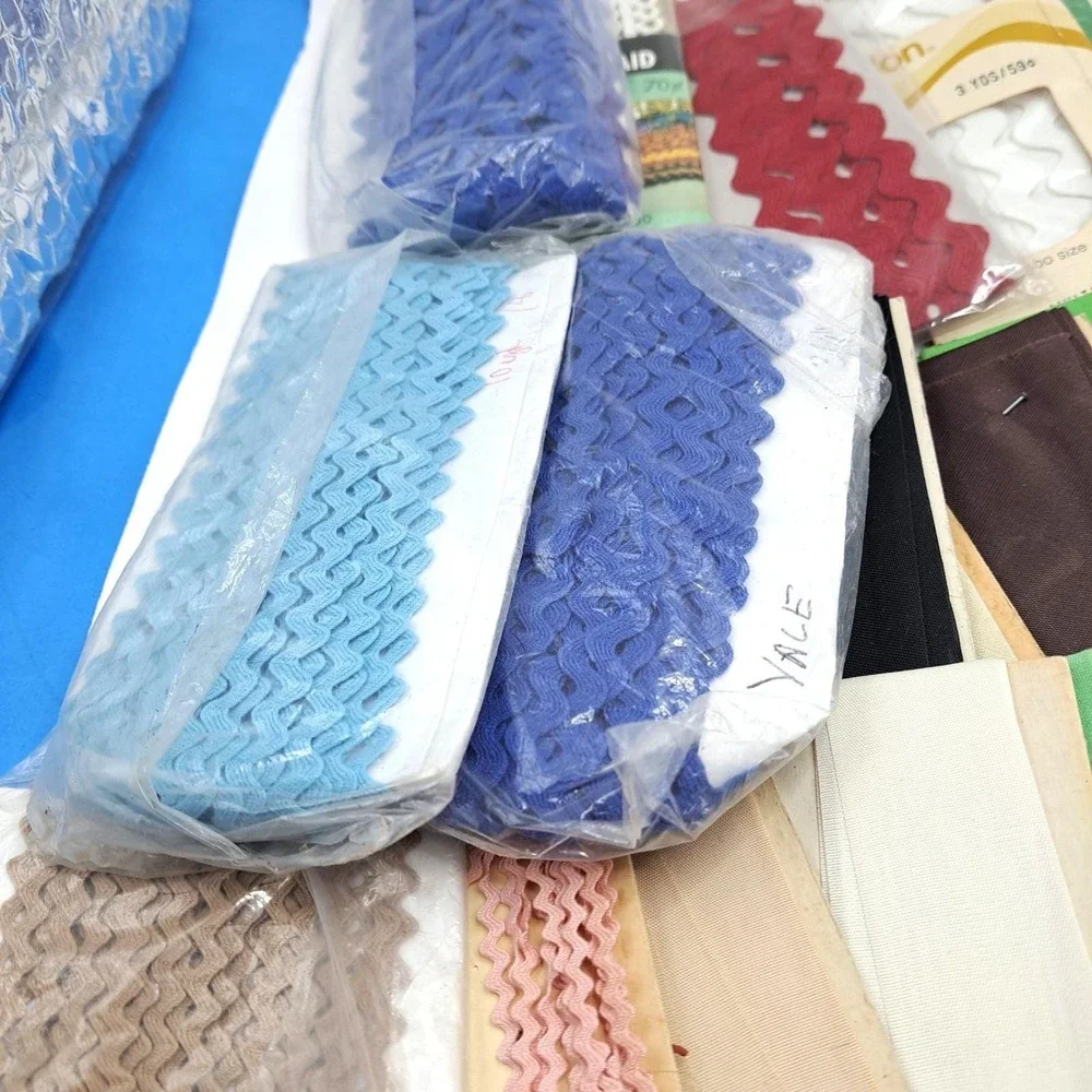 Vintage Sewing Trim Lot 52pc Destash Bundle 1960s-90s Sewing Supplies